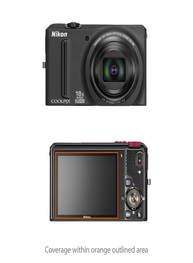 بوكس ويف واقي شاشة BoxWave متوافق مع كاميرا Nikon Coolpix S9100 - ClearTouch مضاد للتوهج (عبوة من قطعتين)، غشاء غير لامع مضاد لبصمات الأصابع - Image 3